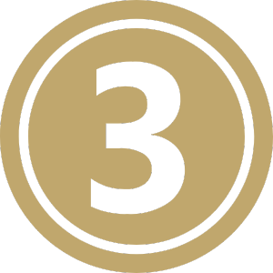 Icon of the number 3